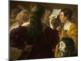 David Praised by the Israelite Women, 1623-Hendrick Ter Brugghen-Mounted Giclee Print