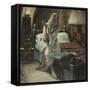 David Praying in the Night-James Tissot-Framed Stretched Canvas