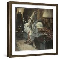 David Praying in the Night-James Tissot-Framed Giclee Print