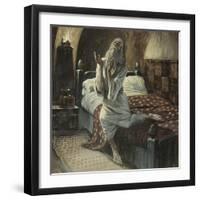 David Praying in the Night-James Tissot-Framed Giclee Print