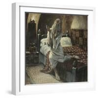 David Praying in the Night-James Tissot-Framed Giclee Print