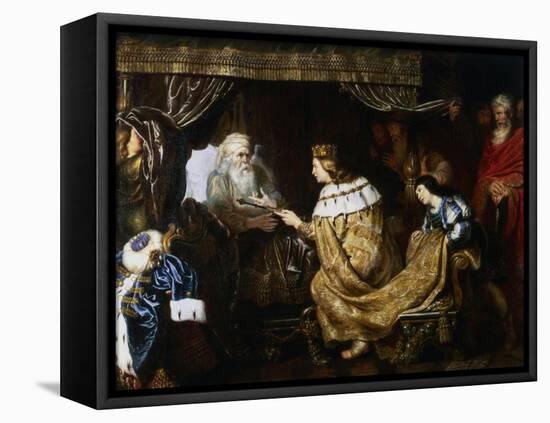 David Presenting the Sceptre to Solomon, Early 17th Century-Cornelis de Vos-Framed Stretched Canvas