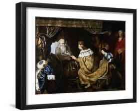 David Presenting the Sceptre to Solomon, Early 17th Century-Cornelis de Vos-Framed Giclee Print