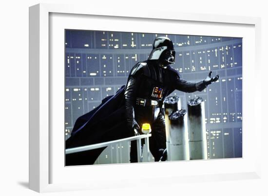 DAVID PROWSE. "STAR WARS: EPISODE V-THE EMPIRE STRIKES BACK" [1980], directed by IRVIN KERSHNER.-null-Framed Photographic Print