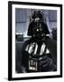DAVID PROWSE. "STAR WARS: EPISODE VI-RETURN OF THE JEDI" [1983], directed by RICHARD MARQUAND.-null-Framed Photographic Print