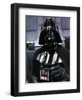 DAVID PROWSE. "STAR WARS: EPISODE VI-RETURN OF THE JEDI" [1983], directed by RICHARD MARQUAND.-null-Framed Premium Photographic Print