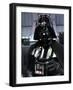 DAVID PROWSE. "STAR WARS: EPISODE VI-RETURN OF THE JEDI" [1983], directed by RICHARD MARQUAND.-null-Framed Photographic Print