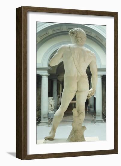 David, Rear, 1501-1504-Michelangelo-Framed Giclee Print