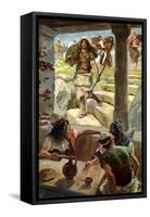 David returns to Achish by J James Tissot - Bible-James Jacques Joseph Tissot-Framed Stretched Canvas