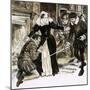 David Riccio, Queen Mary's Favourite, Was Stabbed 56 Times by Lord Darnley-C.l. Doughty-Mounted Giclee Print