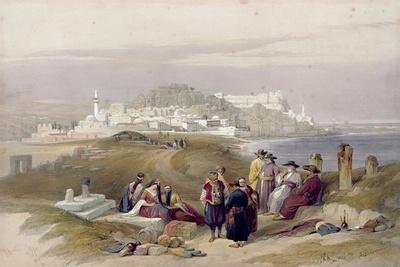 Jaffa, Ancient Joppa, April 16th 1839, Plate 61 from Volume II of 'The Holy Land'