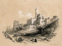 The Gate of Metwaley, Cairo, 1838-David Roberts-Framed Giclee Print