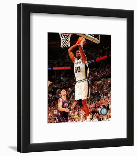 David Robinson Game 2 of the 2003 NBA Finals Action-null-Framed Photographic Print