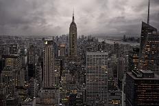 New York City skyline from above, New York, United States of America, North America-David Rocaberti-Photographic Print