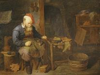 A Cobbler-David Rychaert-Stretched Canvas