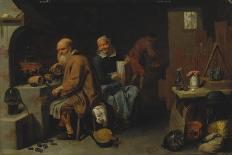 The Village Surgeon, 17Th Century (Oil on Canvas)-David III Ryckaert-Giclee Print