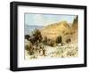 David 's camp at Ein Gedi where he hid - Bible-William Brassey Hole-Framed Giclee Print