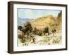 David 's camp at Ein Gedi where he hid - Bible-William Brassey Hole-Framed Giclee Print