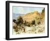 David 's camp at Ein Gedi where he hid - Bible-William Brassey Hole-Framed Giclee Print