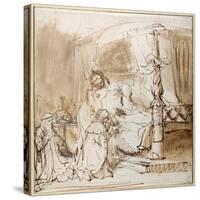 David's Charge to Solomon-Rembrandt van Rijn-Stretched Canvas