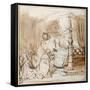 David's Charge to Solomon-Rembrandt van Rijn-Framed Stretched Canvas