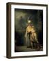 David's Farewell from Jonathan-Rembrandt van Rijn-Framed Giclee Print