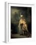 David's Farewell from Jonathan-Rembrandt van Rijn-Framed Giclee Print