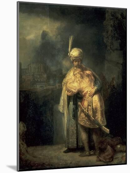 David's Farewell from Jonathan-Rembrandt van Rijn-Mounted Giclee Print