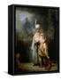 David's Farewell to Jonathan, 1642-Rembrandt van Rijn-Framed Stretched Canvas