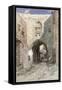 David's Strasse, Jerusalem, 1862-Carl Friedrich Heinrich Werner-Framed Stretched Canvas