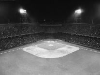 Aerial View Showing the Brooklyn Dodgers vs. St. Louis Cardinals Baseball Game at Ebbets Field-David Scherman-Photographic Print