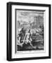 David Sees the Naked Bathsheba from the Roof of His Palace-null-Framed Giclee Print