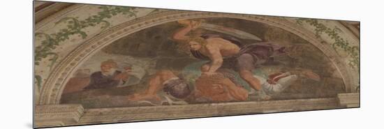 David Slaying Goliath (Loggia Di David)-Giulio Romano-Mounted Giclee Print