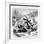 David Slaying the Philistine Giant Goliath, C1870-null-Framed Giclee Print