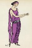 Greek Style Toga Dress 1922-David Soeurs-Art Print