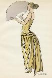 Greek Style Toga Dress 1922-David Soeurs-Art Print