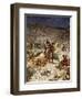David spares the life of Saul - Bible-William Brassey Hole-Framed Giclee Print
