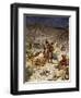 David spares the life of Saul - Bible-William Brassey Hole-Framed Giclee Print