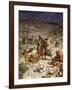 David spares the life of Saul - Bible-William Brassey Hole-Framed Giclee Print