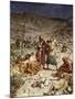 David spares the life of Saul - Bible-William Brassey Hole-Mounted Giclee Print