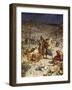 David spares the life of Saul - Bible-William Brassey Hole-Framed Giclee Print