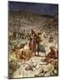 David spares the life of Saul - Bible-William Brassey Hole-Mounted Giclee Print