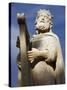 David Statue in Salon De Provence, Bouches Du Rhone, France, Europe-null-Stretched Canvas