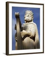 David Statue in Salon De Provence, Bouches Du Rhone, France, Europe-null-Framed Photographic Print