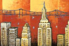 NYC II-David Stewart-Framed Stretched Canvas