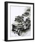 David Stirling Leads 'stirling's Raiders' Against German and Italian Air Forces in North Africa-Graham Coton-Framed Giclee Print