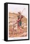 David Tending His Sheep-Henry Ryland-Framed Stretched Canvas