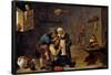 David Teniers / 'A Surgican Operation', 17th century, Flemish School, Oil on panel, 38 cm x 61 c...-DAVID TENIERS THE YOUNGER-Framed Poster