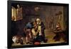 David Teniers / 'A Surgican Operation', 17th century, Flemish School, Oil on panel, 38 cm x 61 c...-DAVID TENIERS THE YOUNGER-Framed Poster