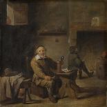 Bricklayer Smoking a Pipe-David Teniers II-Art Print